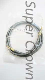 High Pressure Flexible Stainless Mesh Wrap Lube Hose Bijur 5/32" x 41" SSA