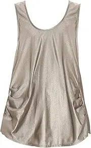 [CIADAZ] Pregnant women radiation suit, all-Silver fiber vest, GSM base station substation and communication electromagnetic radiation protection clothing, L