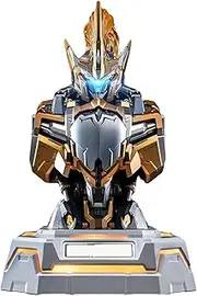 360-Degree Rotation Robot Charger Block with LED 65W Fast Wall Charging Center With 3 Type-c & 2 Usb-a Robot Block For Office Desktop Decor (Gold 1 set)