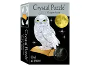 3D Clear Owl Crystal Puzzle