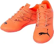 Attackant IT 107479 Men's Soccer Shoes, 25 Spring Summer Colors Glowing Red/Puma Black (14), 28.5 cm