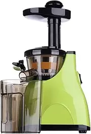 Slow Masticating Juicer Extractor Wide Mouth Cold Press Juicer Machine with Quiet Motor and Reverse Function Fruit Vegetable Wheatgrass Orange Juice Extractor High Yield Anti-Oxidation