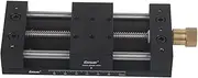 XTevu Manual Linear Stage Actuator Aluminum Alloy Sliding Table with Base Manual Linear Rail for Mechanical Engineering and Automation Equipment