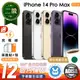 【福利品】Apple iPhone 14 Pro Max 512G 6.7 吋 保固12個月 贈充電組+螢幕玻璃貼+氣墊空壓殼 (手機醫生認證）