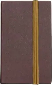 IPPINKA Japanese Accordion Memo Pad, Kraft Paper, Plain Pages, Perforated, Roasted Nuts Color