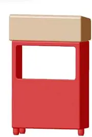 Replacement Part for Thomas Tidemouth Sheds Trainset - GGG72 ~ Fisher-Price Thomas & Friends Wood Tidemouth Sheds Train Playset ~ Replacement Wooden Toll Booth