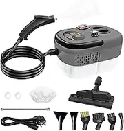 UANKOY Portable Steam Cleaner 2500W High Pressure Cleaning Steamer with 8 Accessories, Portable Steam Cleaner for Car Detailing, Home, Upholstery, Kitchen, Bathroom,
