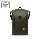 【HERSCHEL】官方直營 後背包 15吋筆電包 書包 防潑水 30L ROLL TOP 綠(11194-04281-OS)