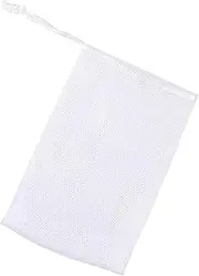 Ipetboom Efficient Net 10pcs Soap Foaming Net Soap Comfortable Touch Drawstring for Quick Dry