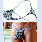 Men String Thong Micro Bikini Sexy Guy Swimming Mini Hips Briefs Underwear Pants