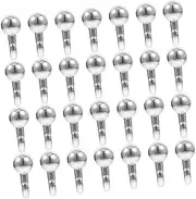 Hoement Over Door Hooks 30pcs Push Pin Hooks for Hanging for Fabric Walls Picture Hanging Nails