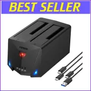 Ultimate USB 3.2 Gen 1 Hard Drive Dock for HDD/SSD Offline Cloning - 5Gbps