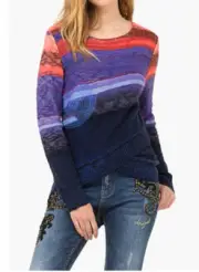 Desigul Women's knit Jumper/Top Size M