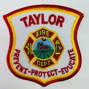 Taylor Fire Department Michigan MI Patch P9