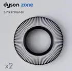 Dyson Zone and Absolute + Electrostatic carbon filters 2 in 1 pack New Sealed.