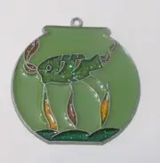 FISH IN BOWL SUNCATCHER (FISHBOWL SCENE SUNCATCHERS)