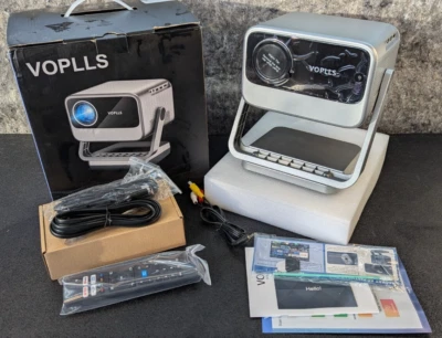 Netflix Officially & AI Auto Focus VOPLLS 4K Projector with WiFi and Bluetooth