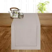 Linen Table Runner 14 x 84 Inch - 100% Pure Linen Classic 14 X 84 Inch Natural