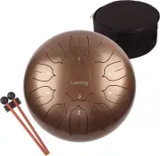 New Steel Tongue Drum - 11 Notes 12 inches - Percussion Instrument -Handpan D...