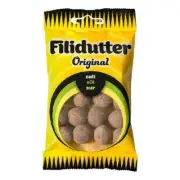 10 x 65g Filidutter Banan salt sweet sour vegan candy bag
