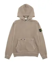 Stone Island Long-Sleeved Compass Patch Hoodie XL,M Walnut