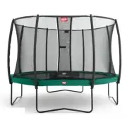 BERG Champion 12Ft Trampoline Green Plus Safety Net Deluxe NEW