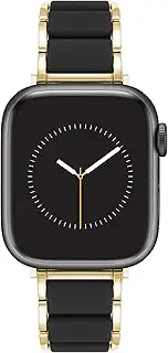 [Anne Klein] Rubberized Fashion Bracelet for Apple Watch, Secure, Adjustable, Apple Watch Replacement Band, Fits Most Wrists