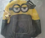 Kipling Backpack SEOUL Minion Jeans Bl Rucksack Bag USJ Character Yellow NEW