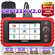[EU Direct] LAUNCH CRP123X V2.0 Car OBD2 Diagnostic Tools Scanner Oil/SAS Reset Engine ABS Airbag SRS AT Code Reader Aut