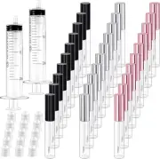 Bercoor 30 Pack Lip Gloss Tube, 10Ml Empty Refillable Lip Balm Bottle Clear P...