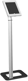 Brateck Aluminum Base Anti-Theft Tablet Kiosk Floor Stand, Black