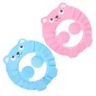2 Pcs Baby Shampoo Cap Adjustable Visor Hats Children Bath Shower Caps Man