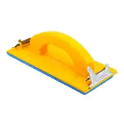 Large Plastic Hand Sander Sanding Block Metal Clamp with Ergonomic D-Handle Grip