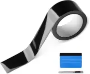 Free Tool Kit High Gloss Vinyl Wrap Kit for Black Out Chrome Delete Window Trim
