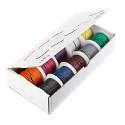 28 AWG Gauge Stranded Hook Up Wire Kit 100 ft Ea 0.0126" 10 Color UL1007 300Volt