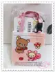 ♥小花花日本精品♥《Rilakkuma》拉拉熊 手機包 相機包 收納包 粉色 趴姿 蘋果 香菇 00204309