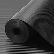 Origuuds Drawer Liners, Non-Adhesive Cupboard Liner, Waterproof Anti-Slip BPA Free Kitchen Cabinet Refridge Fridge Shelf Liner Mats Sink Protector Strong Durable for Shelves Pantry(Black/12in x 120in)