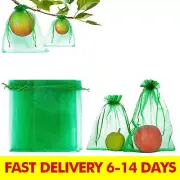 100 PCS Grapes Fruit Protection Bags Garden Mesh Anti-Bird Netting Pest