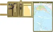 Kosiabte Map Case - Tactical Notebook, Multifunctional Weatherproof Map Case for Military Hiking, Tactical, Outdoor Activities.