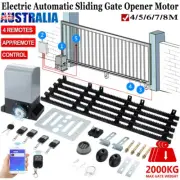 Electric Sliding Gate Opener 1800KG Automatic Motor APP Remote 4-8M Rail Keypad