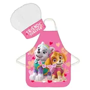 Paw Patrol Girl Friends Furever Kids Apron and Chef Hat Set