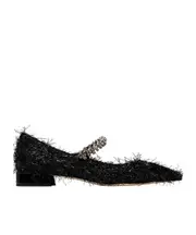 Jimmy Choo Bing Pump Flats 38,39,40 Black/Smoky