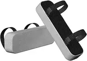 2Pcs Thick Memory Foam Chair Armrest Pads, Ergonomic Memory Foam Office Chair Armrest Pads, Arm Riser for Desk Chair, Gaming Chair, Car Seat (Grey)