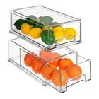 Refrigerator Organization Container Space-efficient Bin Bpa-free Food Storage