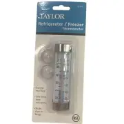Taylor Refrigerator Freezer Thermometer Analog 3503-21 Stick Clip Hang