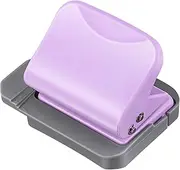 Angoily Loose Leaf Paper Puncher Portable Manual Hole Punch for Spiral Binding Design for Crafting and Office Use Clean Presentation for Notebooks and Planners