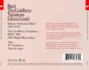 BACH: THE GOLDBERG VARIATIONS NEW CD