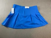 Lady Hagen Off To The Races 17” Pleat Skort Blue Size 16 NWT Golf