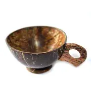 Hand Made Natural Coconut Shell Tea Cups