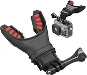 Camera Clip,Camera Bag Clip - Multi-Angle Lightweight Silicone Mouthpiece for Snorkeling Live Streaming Sports Recording Overhead Filming Rock Climbing Surfing